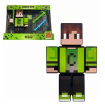 BONECO 15 CM C/ 3 ACES. - CADRES MINECRAFT  - ALGAZARRA
