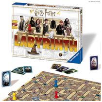 Jogo de Tabuleiro Labirinto Harry Potter da Ravensburger - Desafio Mágico de Estratégia para Noites em Família, Presente Incrível para 2-4 Jogadores