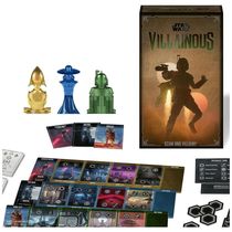 Jogo de Tabuleiro Estratégico Ravensburger Star Wars Vilões Escória e Vilania - Junte-se a Boba Fett, Sétima Irmã ou Cad Bane nesta Aventura Épica!