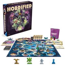 Jogo de Tabuleiro Estratégico Cooperativo Ravensburger Horrified World of Monsters para Maiores de 10 Anos