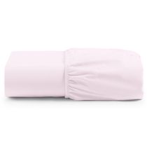 Lençol Unique Avulso de Baixo Casal Padrão com Elástico Micro Percal 400 Fios - Rosa