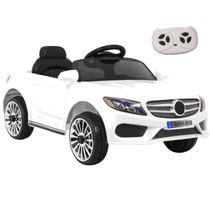 Carro Eletrico Importway Mercedes Branco 6V Controle Remoto