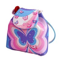 Mini Mochila  Costas  Borboleta - Princesa Pink