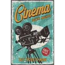 Quebra-Cabeça Inclusivo 300 peças Cinema que Encanta e Ensina