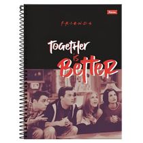 Caderno Universitario Friends Together Is Better 80F Foroni