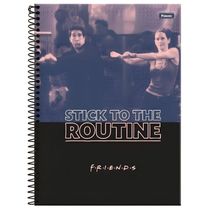 Caderno Universitario Friends Stick The Routine 80F Foroni