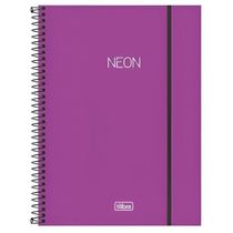 Caderno Universitario Neon Roxo 1M 80Fls Tilibra