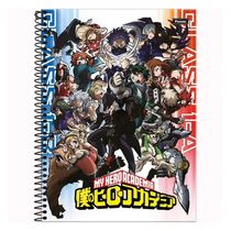 Caderno Universitario My Hero Academia Personagens 1M Foroni