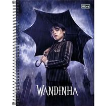 Caderno Universitario Wandinha Sombrinha 1M 80Fls Tilibra