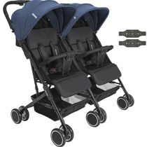 Carrinho Kiddo para Gemeos Duplo Mascote Marinho
