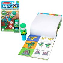 Conjunto de Carimbo e Caderno - Melissa & Doug - Dinossauro - Sunny