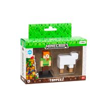 Minecraft 3D 2 Bonecos De Ação Colecionáveis Sortidos BR2451