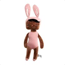 Boneca Metoo Angela Fashion Negra com sacola 33cm