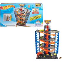 Pista Hot Wheels City Mega Garagem Espiral Mattel