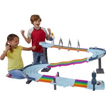 Pista Hot Wheels Mario Kart Rainbow Road Arco Íris Mattel