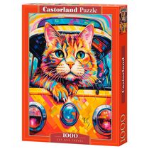 Puzzle 1000 Peças Gato na Estrada - Castorland Importado 1052292
