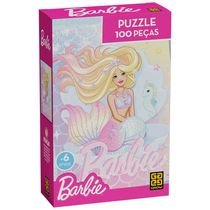 Puzzle 100 Peças Barbie Brilhante - Grow