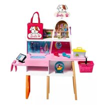 Boneca Barbie Conjunto Pet Shop com Boneca e Acessórios MATTEL