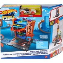 Pista Hot Wheels City Downtown Garagem Mattel