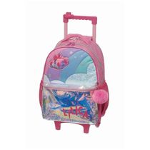Mochila de Rodinhas Pacific Lilica Ripilica Super Star Rosa