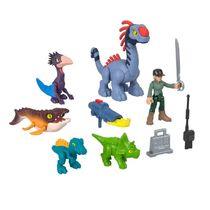 Imaginext Dinossauro Rebirth Dinos Terra Ar e Mar - Mattel