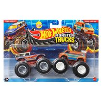 Hot Wheels Monster Trucks Town Hauler e Dodge Ram Van - Mattel