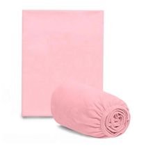 Jogo de Lençol Para Berço Hug Rosa Claro