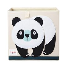 Cesto Organizador 3 Sprouts Quadrado Panda