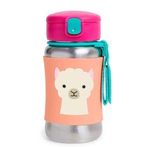 Garrafa Térmica de Aço Inox Zoo Lhama Skip Hop Rosa