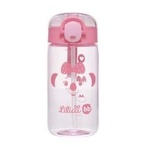 Garrafa Plastica Com Canudo 460ml Lilica BB Little