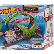Hot Wheels CITY Pista Looping Ataque do Crocodilo Mattel HKX39