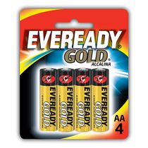 Pilhas Alcalinas - LR03 Palito - AAA - Cartela com 4 Unidades - Eveready Gold