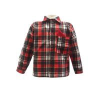 Camisa Xadrez Bambolê Flanela Com Lenço Estampa Sortida