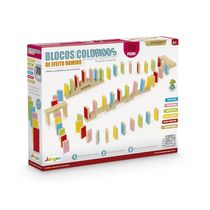 Jogo Blocos Coloridos 70 Peças - Junges