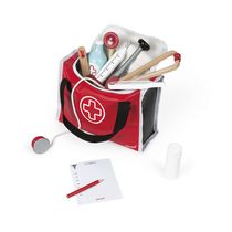 Maleta Kit Médico com 11 peças em Madeira Janod