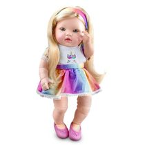 Boneca Reborn Long Hair Unicórnio - Roma