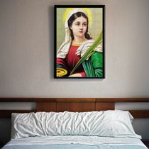 Quebra-cabeça Religiosos Olhos e Visão Santa Luzia em 60 Peças