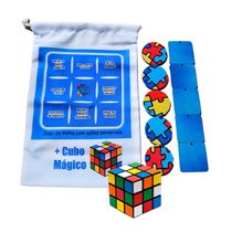 Saquinho com Jogos e Brincadeiras Cognitivas para Autistas