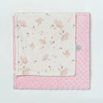 Cobertor Hug Fleece Dots Fun Linha Cerejeira Rosa