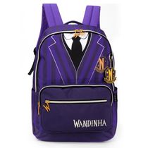 Mochila Juvenil - Wandinha - Roxo - Luxcel