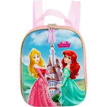 Mochila Infantil - Princesas - Disney - Rosa - Diplomata