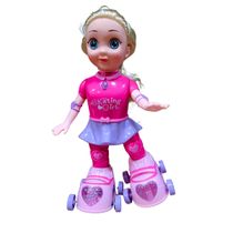 Boneca Patinadora Skating Girl com Luz e Som 1298