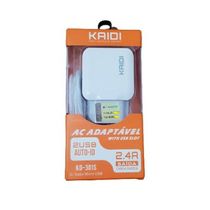 Carregador 2 Portas USB Tipo Micro Usb V8 Rápido 2.4A