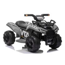 MINI QUADRICICLO ELETRICO INFANTIL 6V CINZA/PRETO - BELFIX