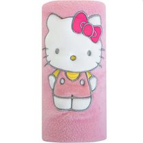Manta Com Aplique Hello Kitty Pink 75*100cm Bene Casa