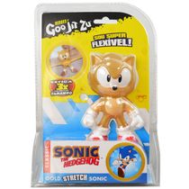 Boneco Elástico Que Estica Sonic Dourado - Goo Jit Zu