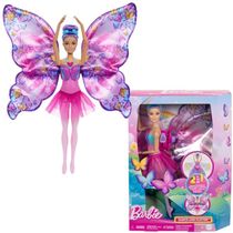 Barbie Fantasia, Boneca Bailarina e Borboleta com Transformação 2 em 1, Para crianças a partir de 3