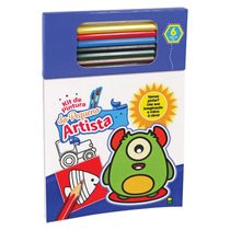 Kit de Pintura do Pequeno Artista: Azul - Todolivro