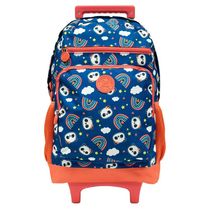 Mochila de Rodinhas Xeryus 16 College Panda Azul