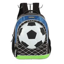 Mochila de Costas Luxcel Up4You Futebol Preto e Azul